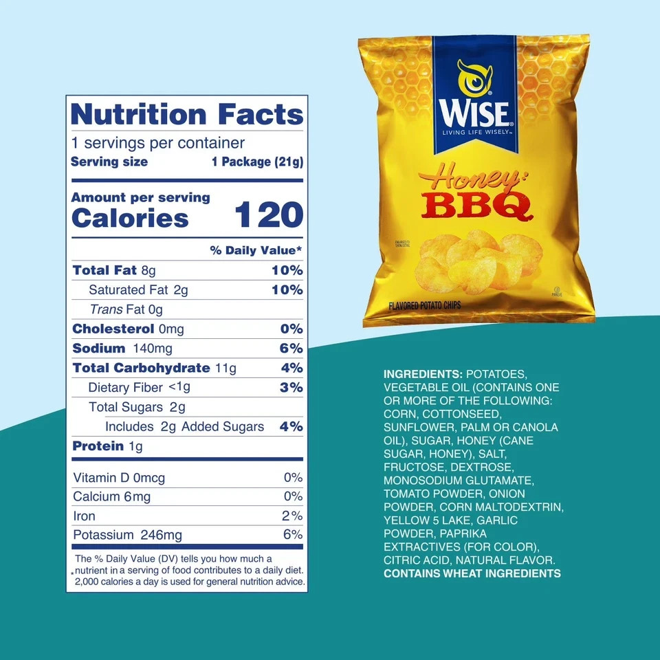50 Pack Wise Snacks Variety Box Chips Popcorn Mix Assorted Snacks gallery