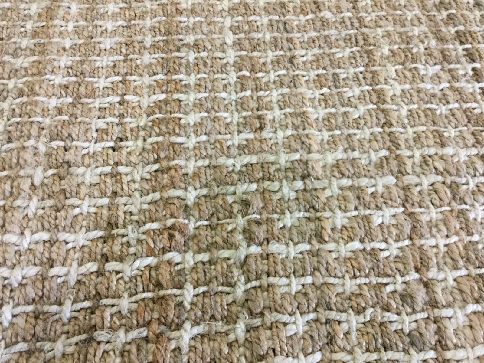 NATURAL 7' X 7' Square Loose Threads Rug, Reduce price 1172656478 NF187A-7SQ gallery