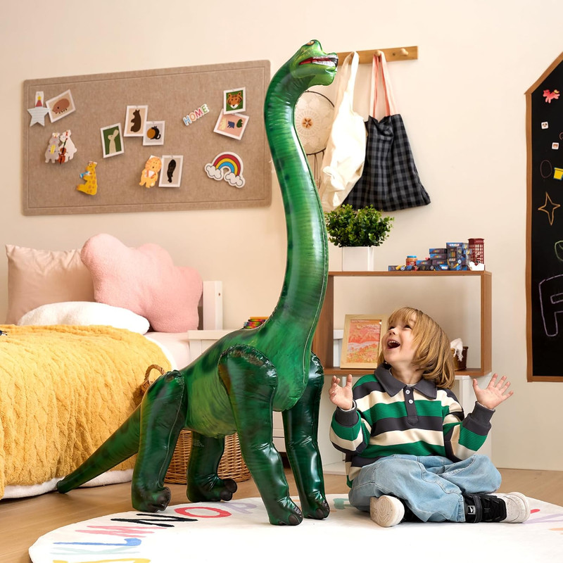 51in Inflatable Brachiosaurus Dinosaur Toy, Giant Party Decoration Birthday Gift gallery
