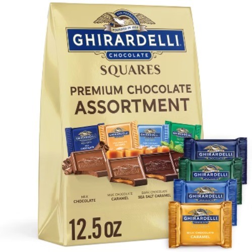Ghirardelli Premium Square Chocolate Assortment - XL Bag - 12.5oz gallery