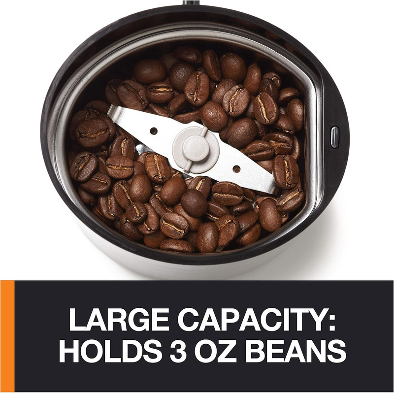 Precision Electric Coffee Grinders, 3 Oz Capacity, 200W Motor, Stainless Steel B gallery