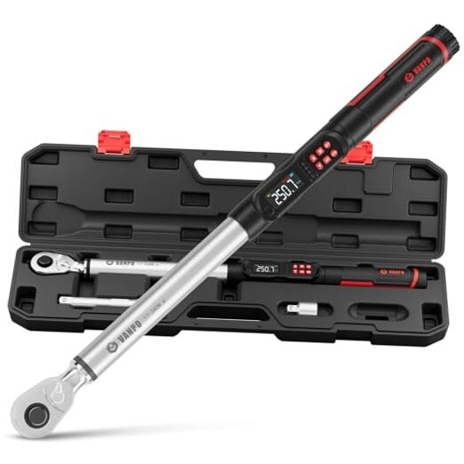 1/2-Inch Digital Torque Wrench, 12.5–250.8 1/2-inch 12.5-250.8 Ft-lb/17-340 Nm