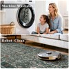 TOPRUUG Washable Entry Rug 2x3: 2' x 3' (Rectangular), Dark Green Multi gallery