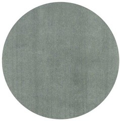 8′ Round Polyester Slate Area Rug