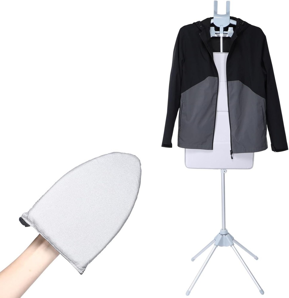 3 Pcs Foldable Steam Board Set Steaming Clothes Steamer Pad Hanging Ironing C...
