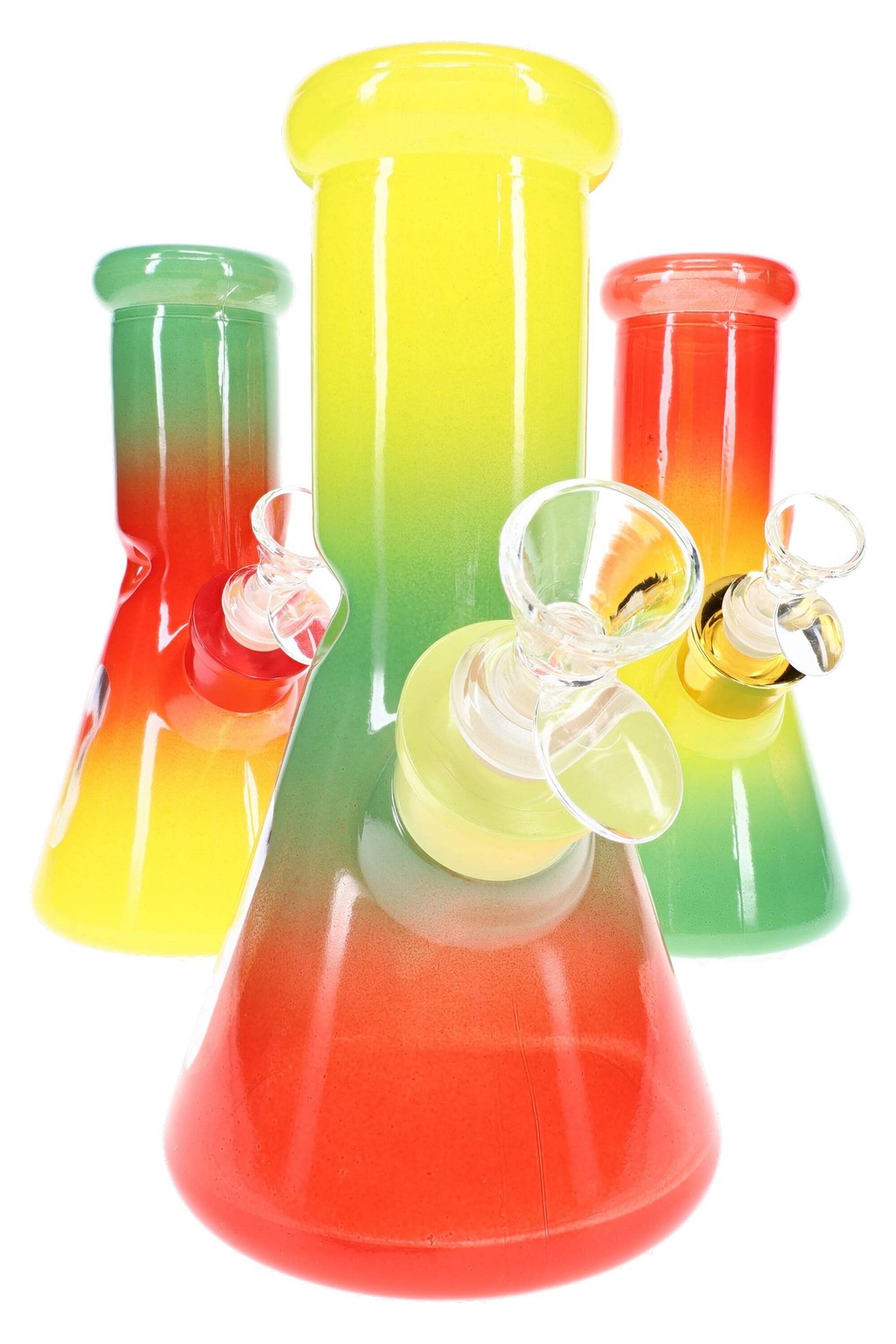 Kush Cargo Glass 8 Inch Beaker Water Pipe Gift Set “Starter Stack” gallery