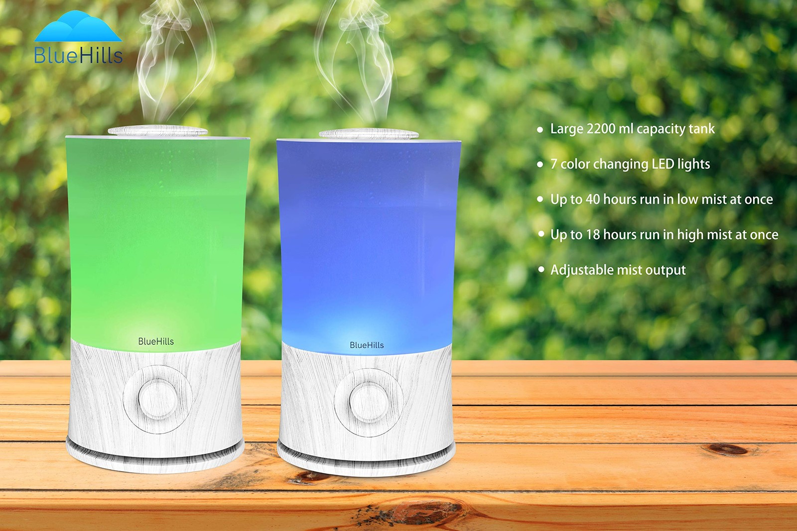 BlueHills Premium 2000 ML XL Large Essential Oil Diffuser Aromatherapy Humidi... gallery