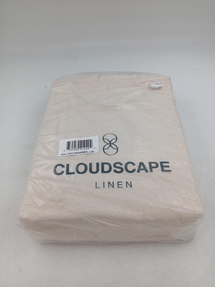 Cloudscape Sheet Set Double 4 Piece Beige Egyptian Cotton 1000TC Bedding Adults