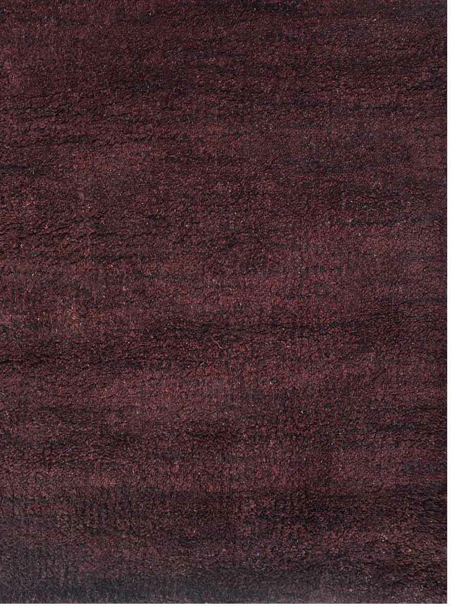 Eco-Friendly Hand Knotted Loom Silk Mix Area Rug Solid Brown BBH Homes BBLSM111 gallery
