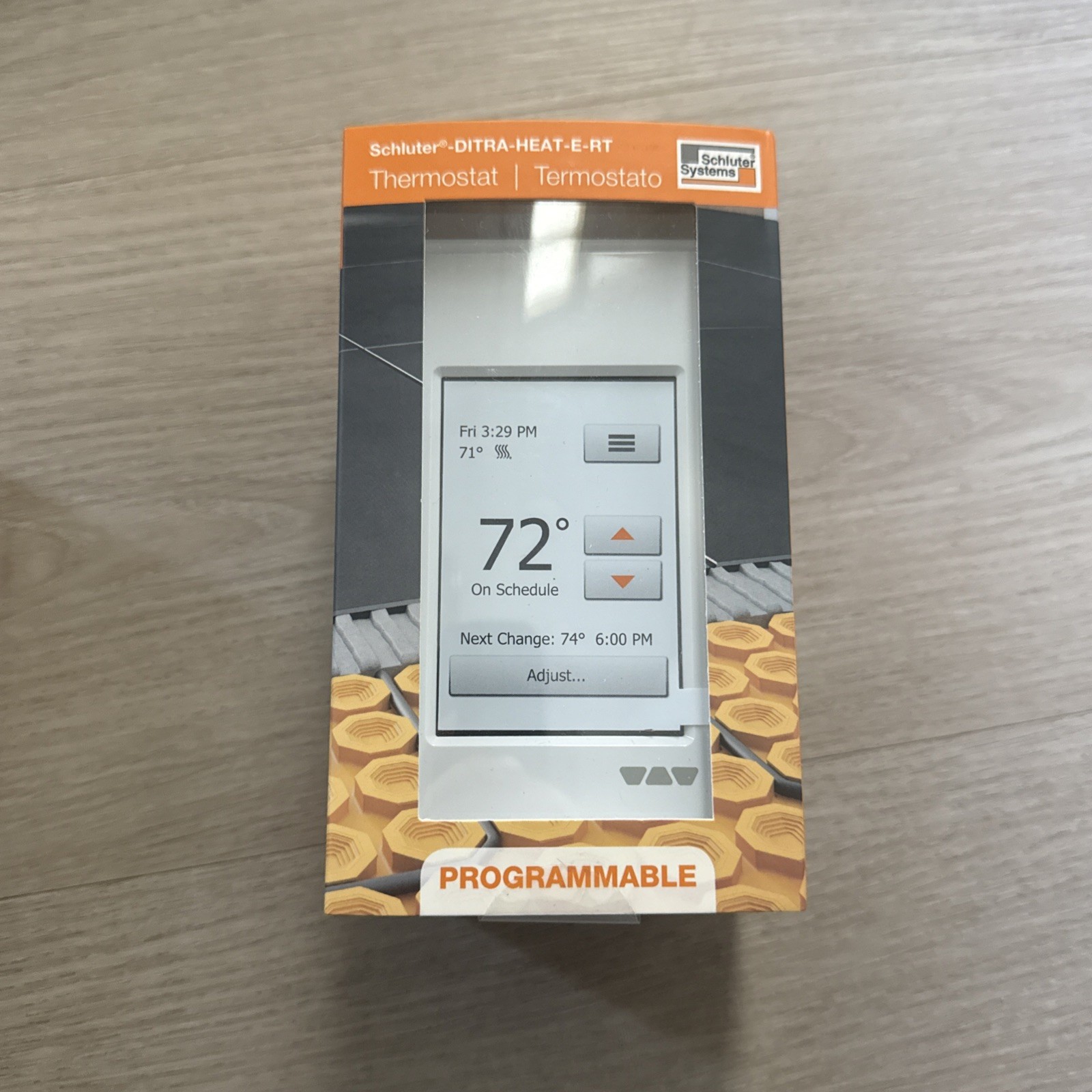 Schluter Ditra Heat Touchscreen Programmable Thermostat 120/240v DITRA-HEAT-E-RT gallery