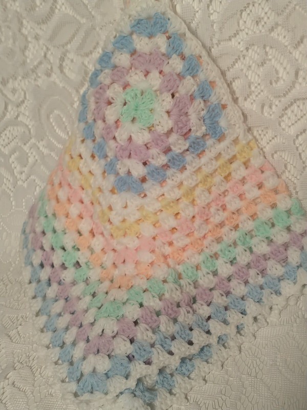 Rainbow Unisex Blanket Yarn Cuddly Comfort Carry Afghan 25 By 25 Inches tblbj1 gallery