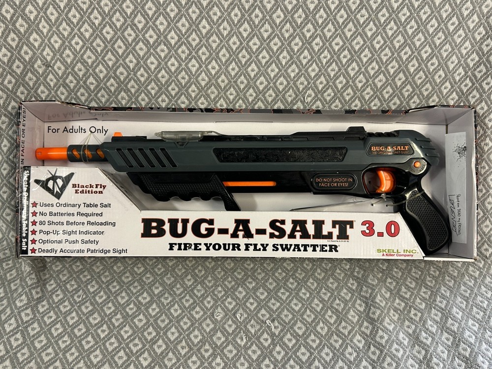 NEW BUG-A-SALT Black Fly 3.0