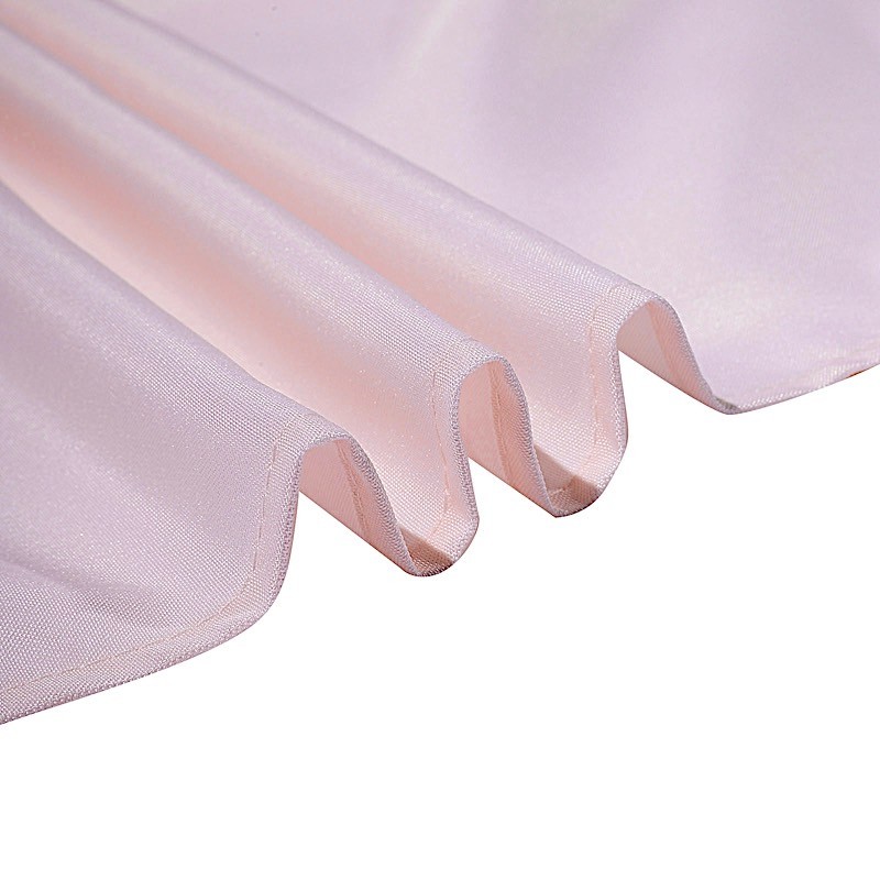 BLUSH 72x120 RECTANGLE POLYESTER TABLECLOTH Wedding Catering Dinner Supplies gallery