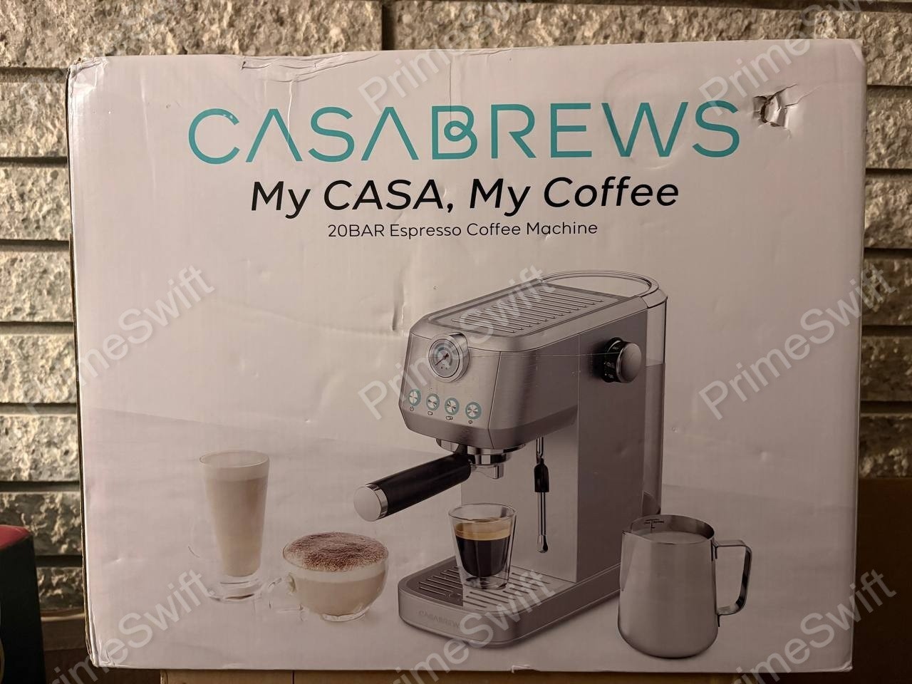 Casabrews 20 Bar Espresso Coffee Machine 1350W 52mm Portafilter - Brand New gallery