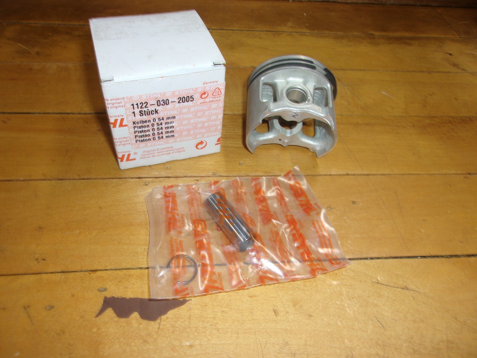 Stihl OEM MS660 Piston Kit 54mm Rings Pin Clip 066 MS650 1122-030-2005 #GM-J5A8 gallery