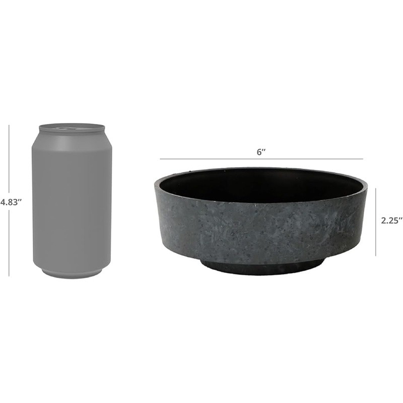 Durable Lightweight Succulent Planter W/ Drainage Hole Indoor Outdoor Plants New gallery