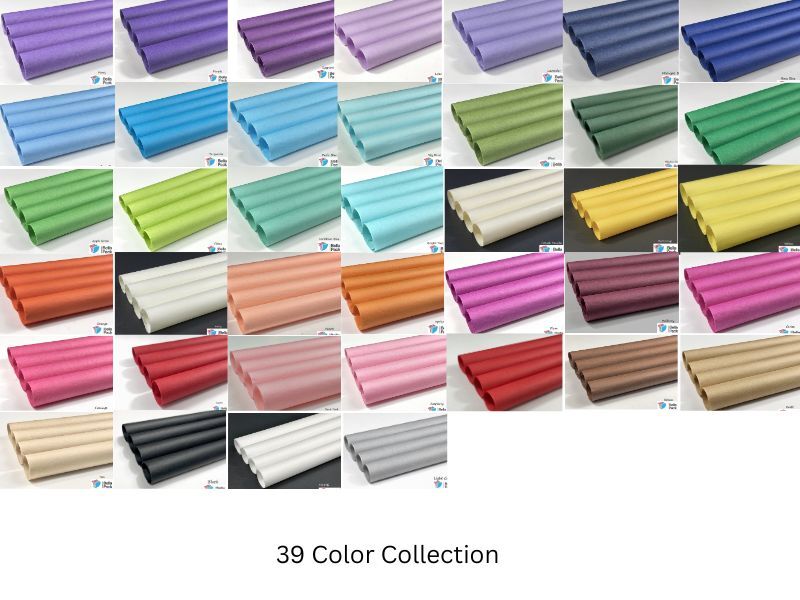 Color Tissue Paper Gift Grade in 20x20" Sheet 39 assorted colors (Bella Pack) gallery