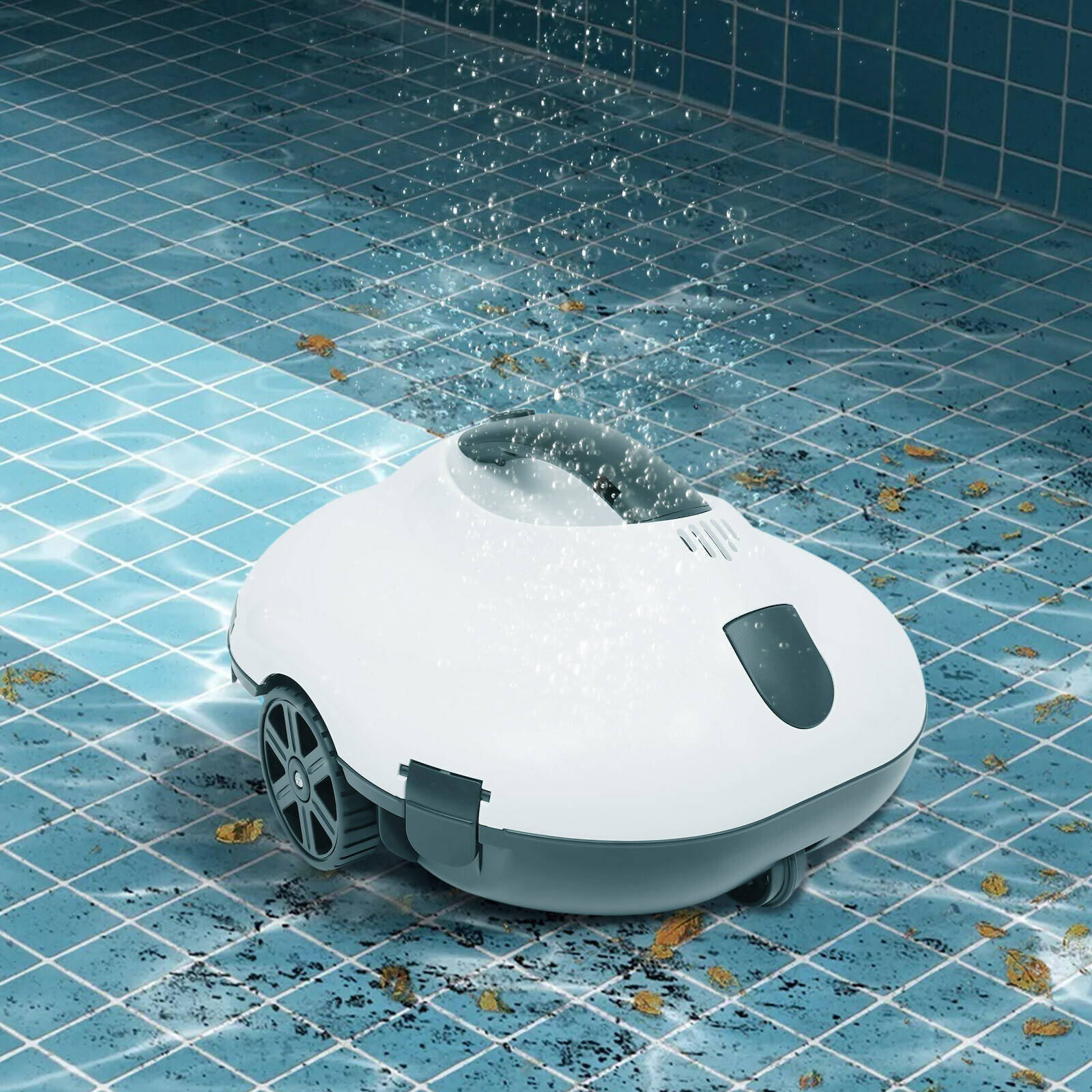 Robot Swimming Pool Vacuum Cleaner Cordless Wireless Smart Automatic Pool Wiper gallery