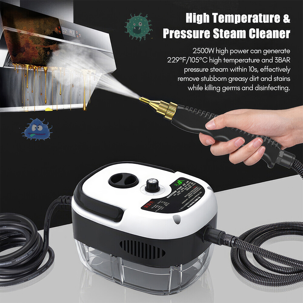 2500W High Pressure Steam Cleaner Machine Portable Cleaning Machine for Home Car gallery