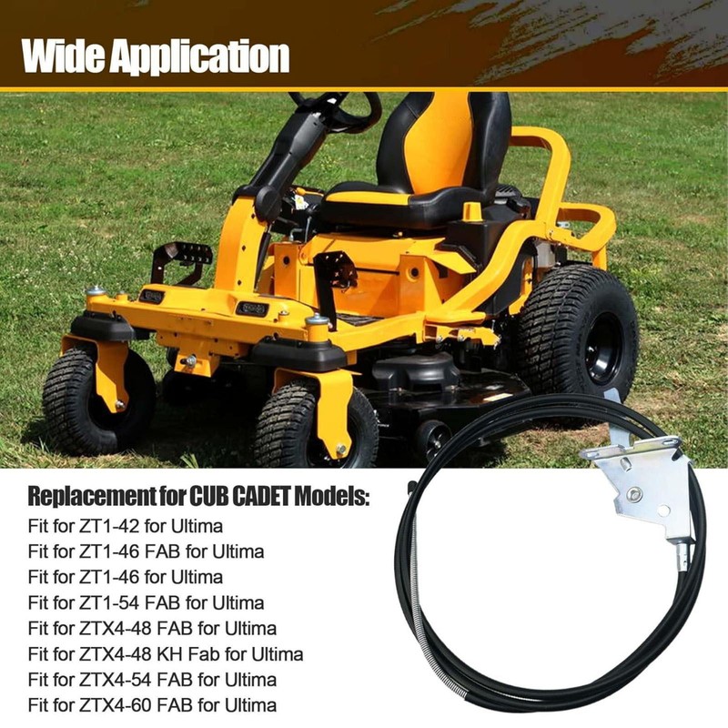 Easy-to-install Mower Throttle Choke Cable 746P05811 For Cub Cadet Ultima Series gallery