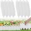 Connectable Garden Landscape Edging - 6.5ft No Dig Lawn Border, 10 White Panels gallery