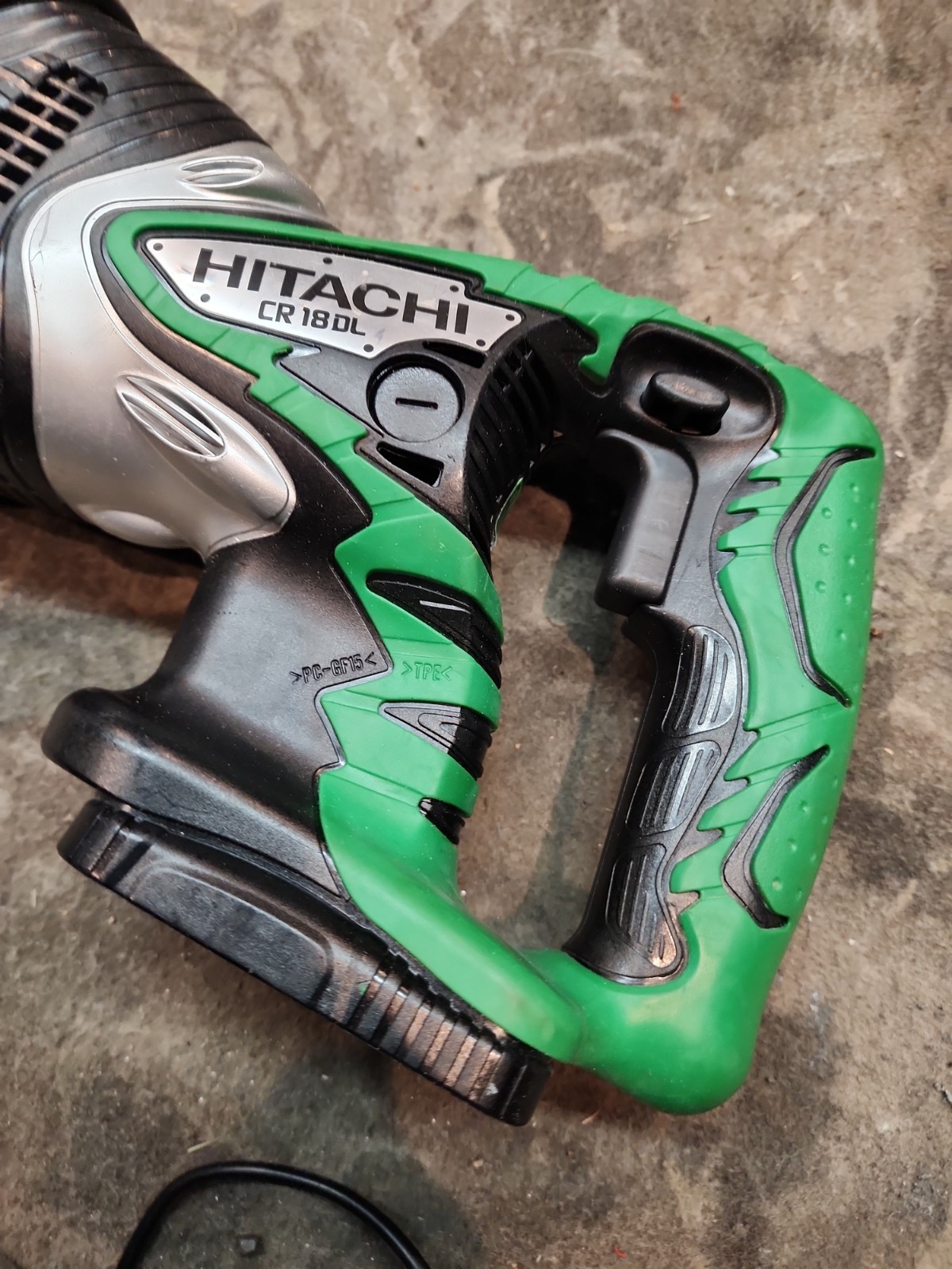 Hitachi 18V Cordless Reciprocating Saw & Charger, CR 18DL VERY NICE SEE PICS gallery