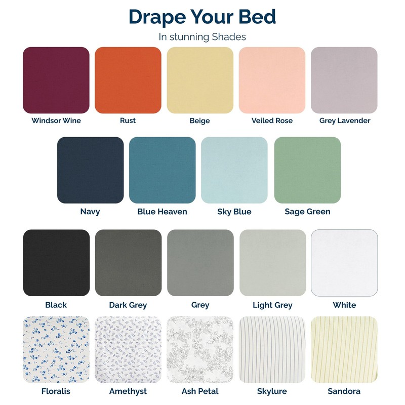 Twin Size Sheet Set – 4 Piece Cooling Sheets Twin Size 100% Cotton Crisp Percale gallery