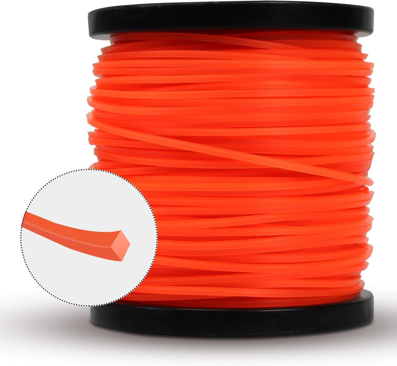 String Trimmer Line Square Orange Heavy Duty Weed Eater String Premium Nylon U gallery