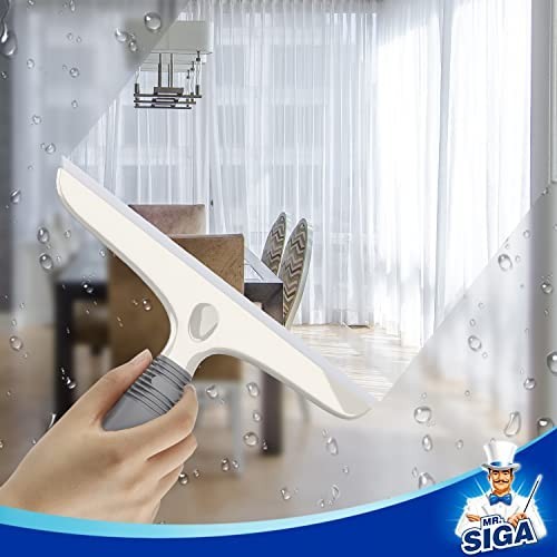 Multi-Purpose Silicone Squeegee for Windows, Glass, Shower Doors & Cars - 10" 2 gallery