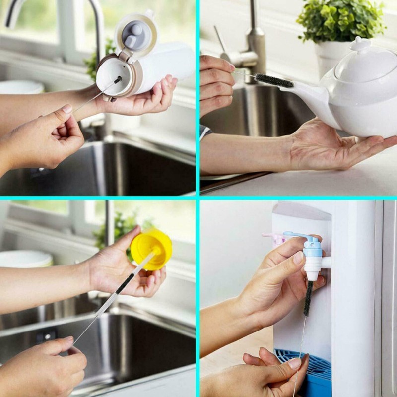 Bottle Cleaner Brushes Set Pipe Bong Cleaner Glass Tube Cleaning Brush Household gallery
