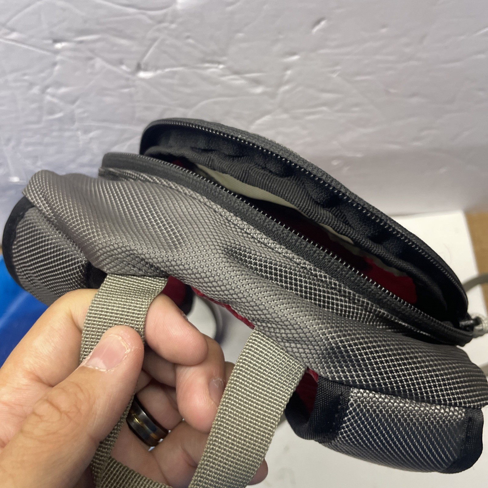 Camelback Jibber Backpack W/100oz Bladder Red Grey Outdoor Biking Backpack Good 5