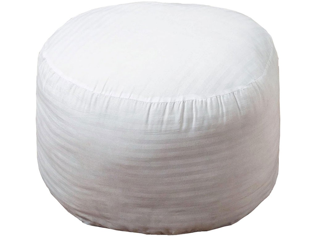 20X20X12IN MODERN SOFT POLYFILL POLYESTER ROUND FLOOR FOOTSTOOL POUF FILLER gallery