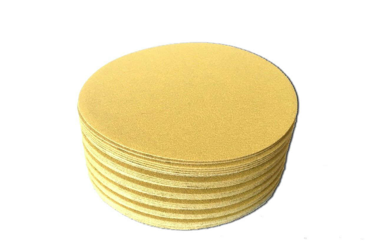 Starcke Premium 5 Inch No Hole Hook and Loop Grip Gold Sanding Discs gallery