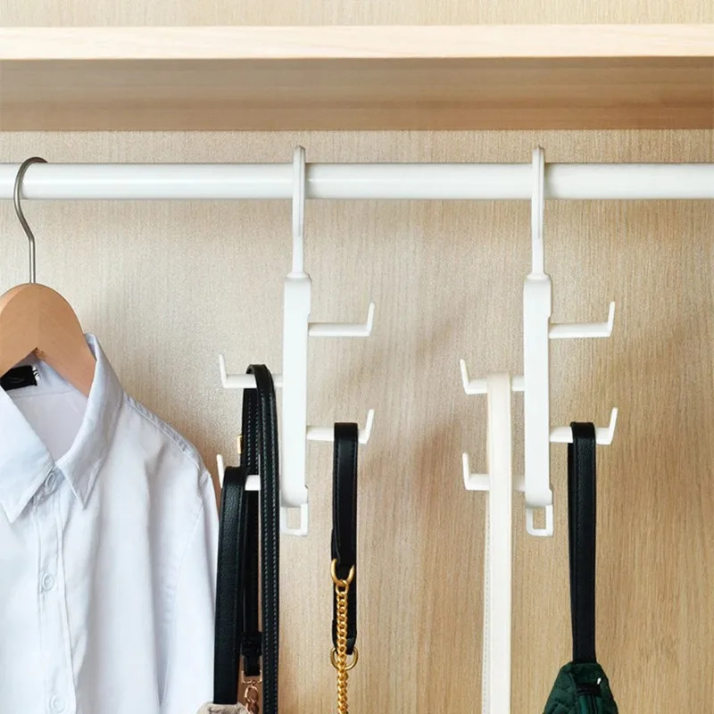 Wardrobe Bag Storage Rack Hanging Door Hook Clothes Hat Organizer Rack gallery