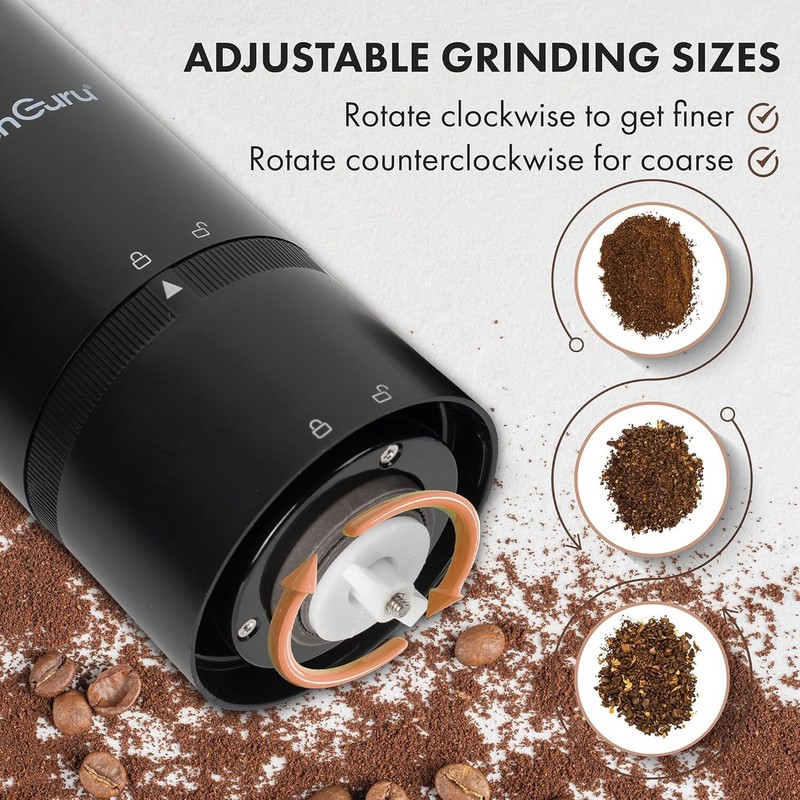 Premium Multi-purpose Rechargeable Coffee Bean Grinder Adjustable And Portable gallery