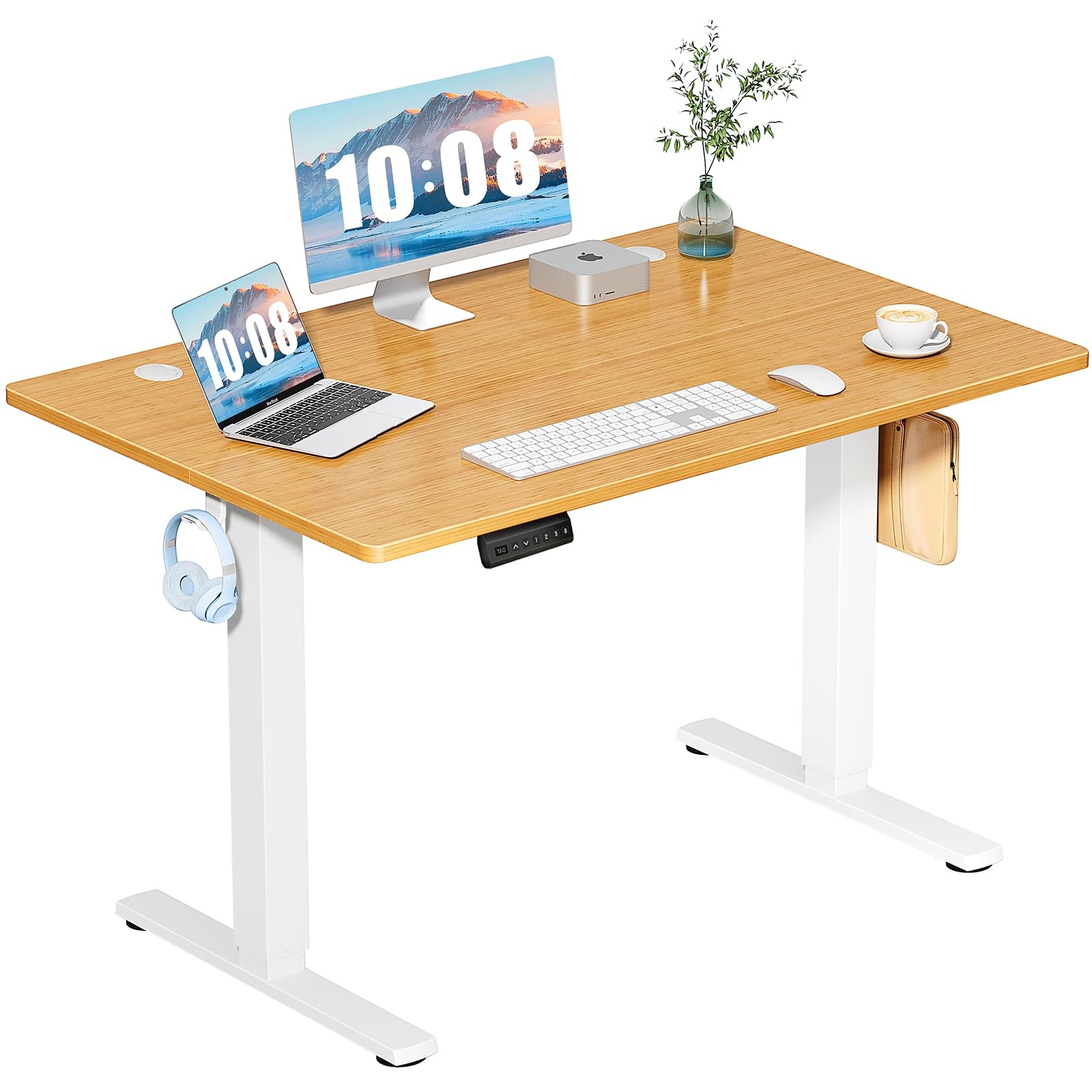 DUMOS 48 Inch Electric Standing Desk Height Adjustable, Sit to Stand Up Compu... gallery