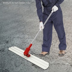Rectangular Concrete Trowel Round End Concrete Finishing Tool Trowel w/Connector