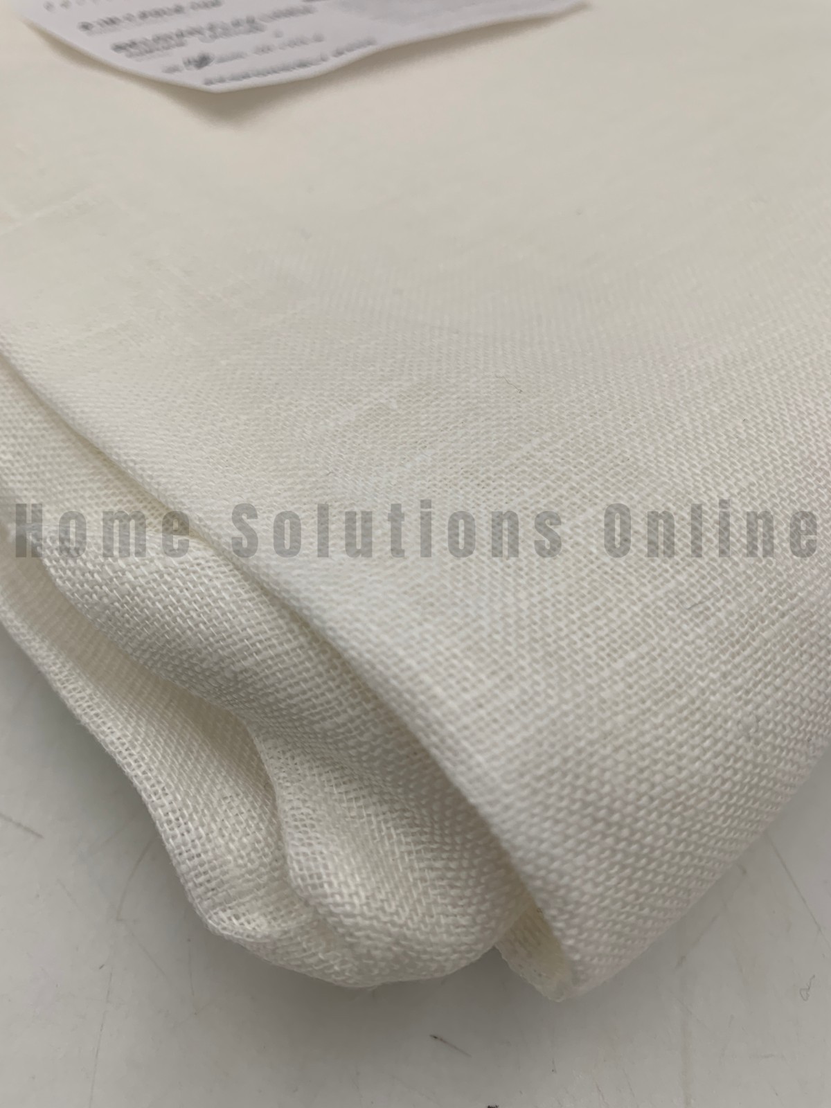 Pottery Barn Belgian Flax Linen Unlined Curtain White 50" x 108" #B7052 gallery
