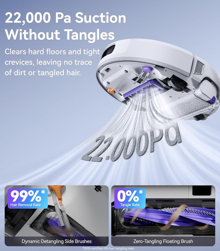 NARWAL Flow Robot Vacuum and Mop Combo Self-Cleaning FlowWash Real-Time 22000Pa gallery