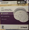 2-PACK Universal Security Instruments 3-in-1 Smoke, Fire & Carbon Monoxide Alarm gallery