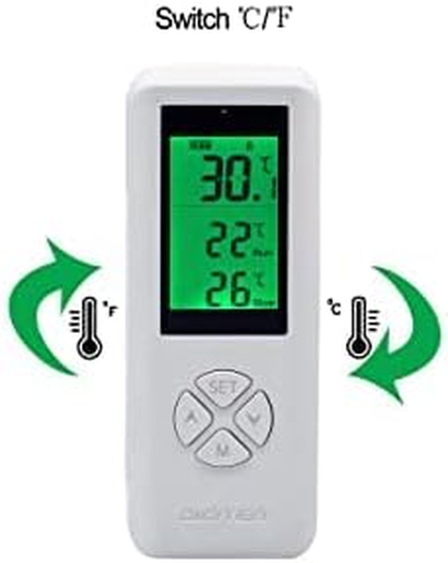 Wireless Temperature Controller Digital Plug-in Thermostat Outlet Remote Control gallery