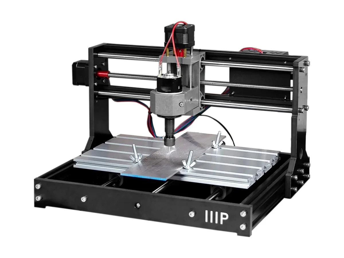 Monoprice Benchtop CNC Router Kit, 3 Axis Engrave Mill Soft Metals Wood Plastic gallery