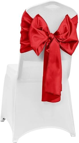 10-Pack Red Satin Table Runner 12 x 108 Inch Long Bright and Smooth Silk Fabr... gallery