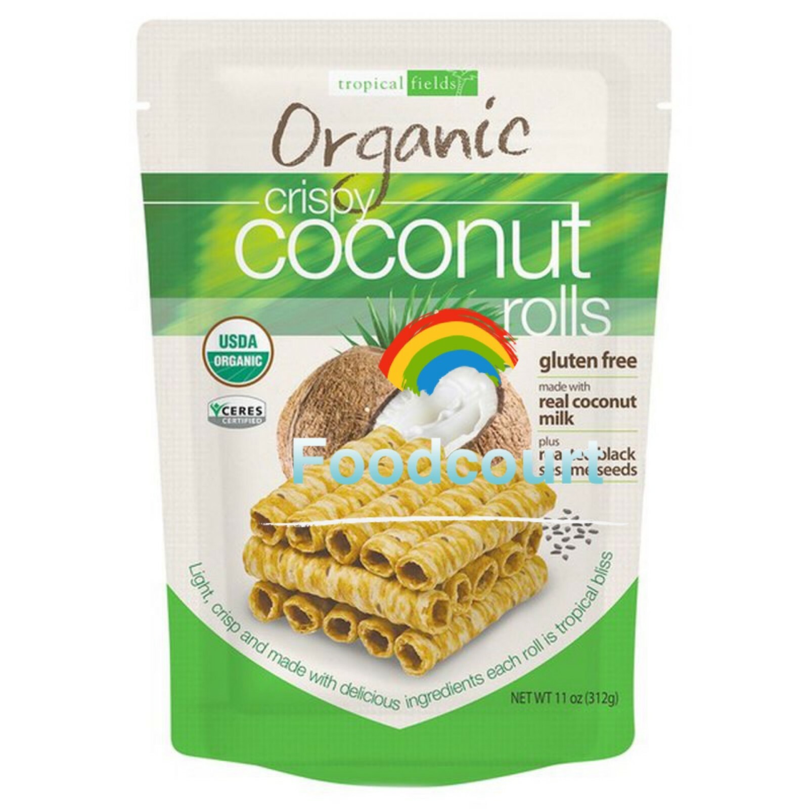 Tropical Fields Organic Crispy Coconut Rolls 11 oz gallery