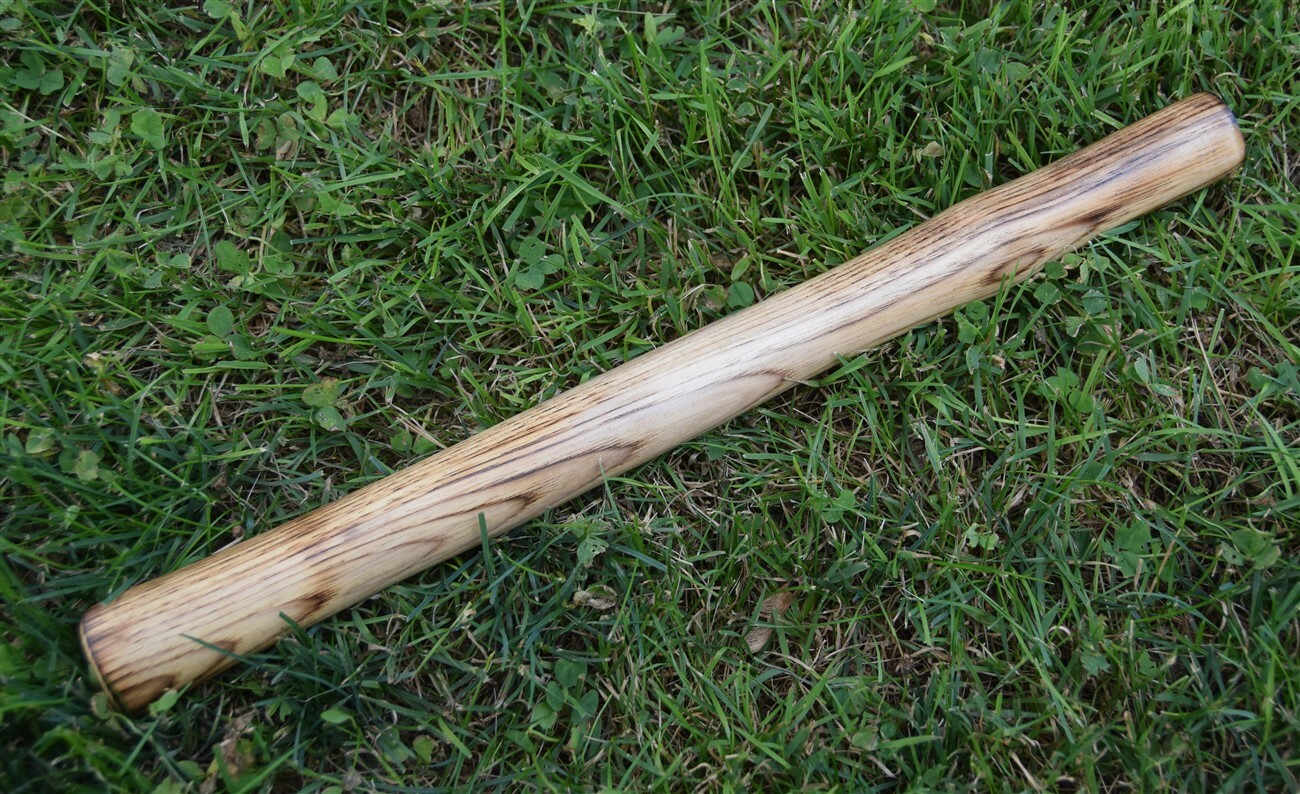 HICKORY 16" ENGINEER Hammer HANDLE Fire & Lacquered Finish Amish Made Large eye gallery