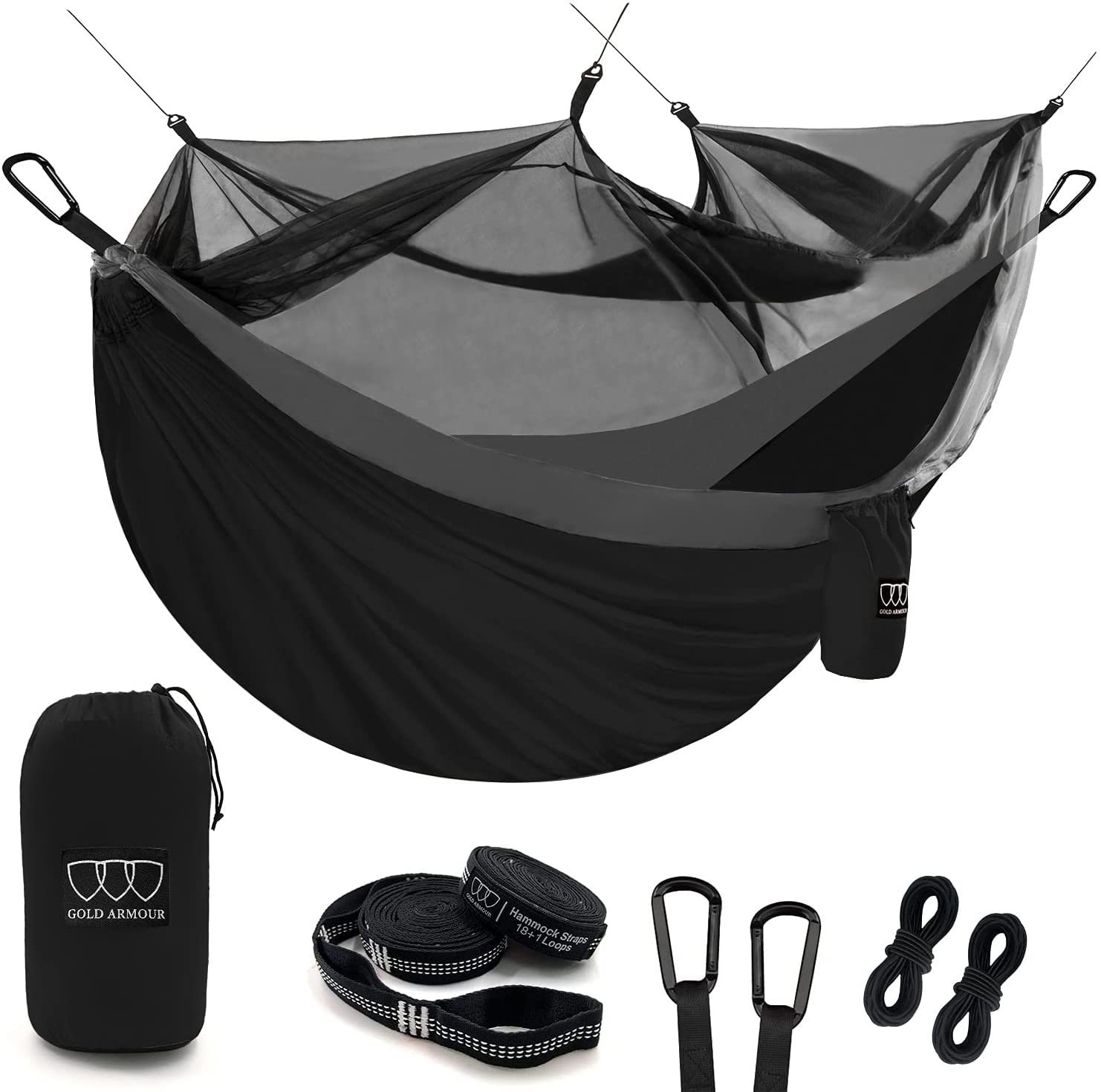 Double Person Camping Hammock with Mosquito Net Hanging Hammock gallery