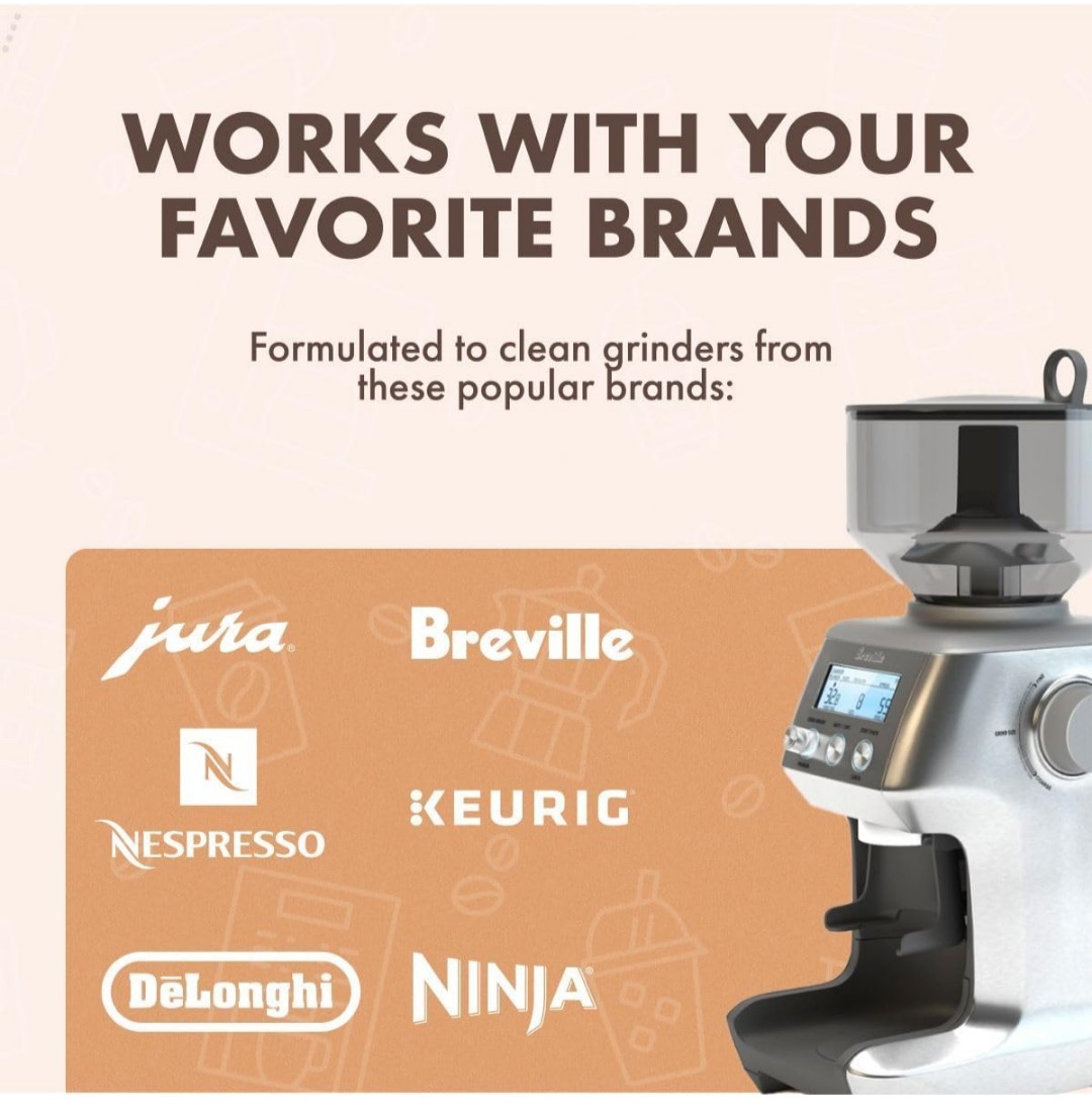 Grindz Professional Coffee Grinder Cleaning Tablets Sealed Free shipping. gallery