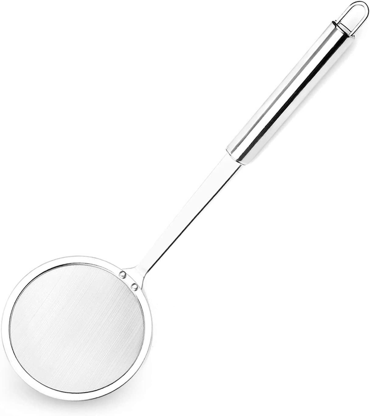 Stainless Steel Fat Skimmer Spoon - Fine Mesh Food Strainer for Grease Gravy an gallery