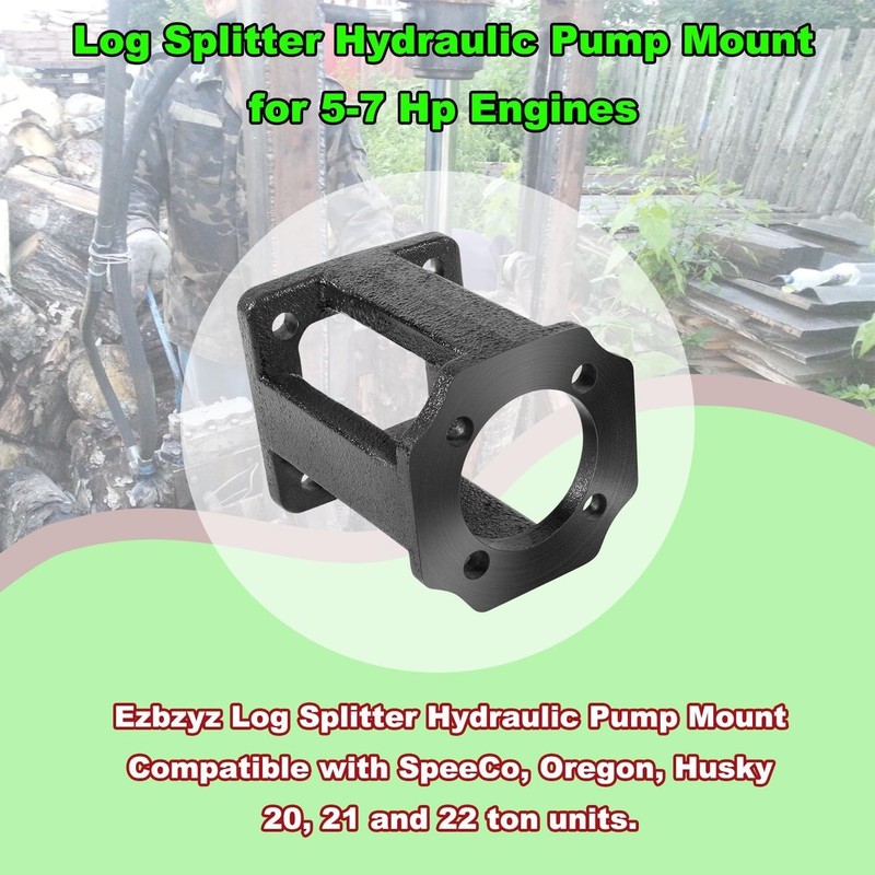Log Splitter Hydraulic Pump Mount Bracket for 5-7 HP Engines Replacement gallery