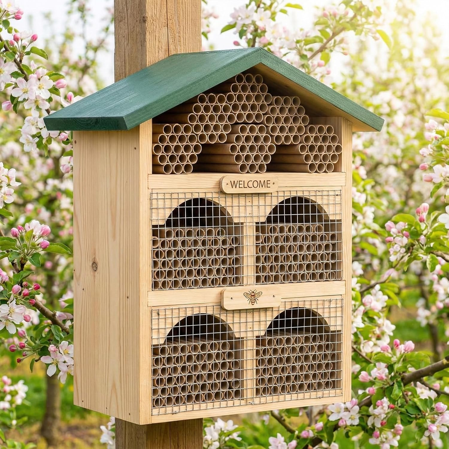 200 Pack Mason Bee House Tubes, 6 Inch Long X 5/16 Inch Diameter Cardboard Nesti gallery